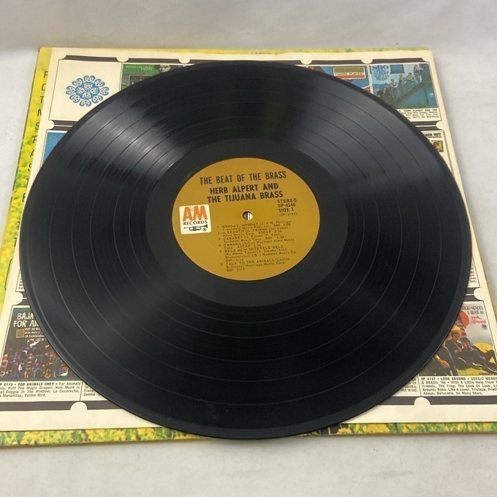 The Beat Of The Brass Herp Alpert & The Tijuana Brass Vinyl Record LP - Picture 6 of 8